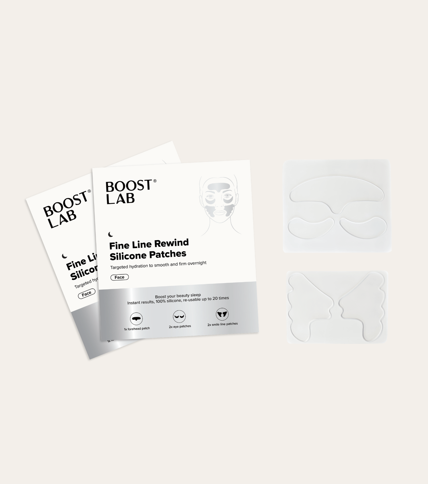 BOOST LAB Face Silicone Patches