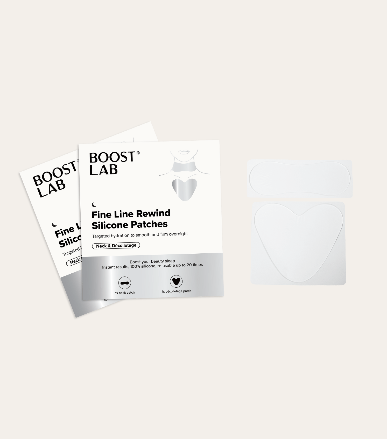 BOOST LAB Neck + Déc Silicone Patches
