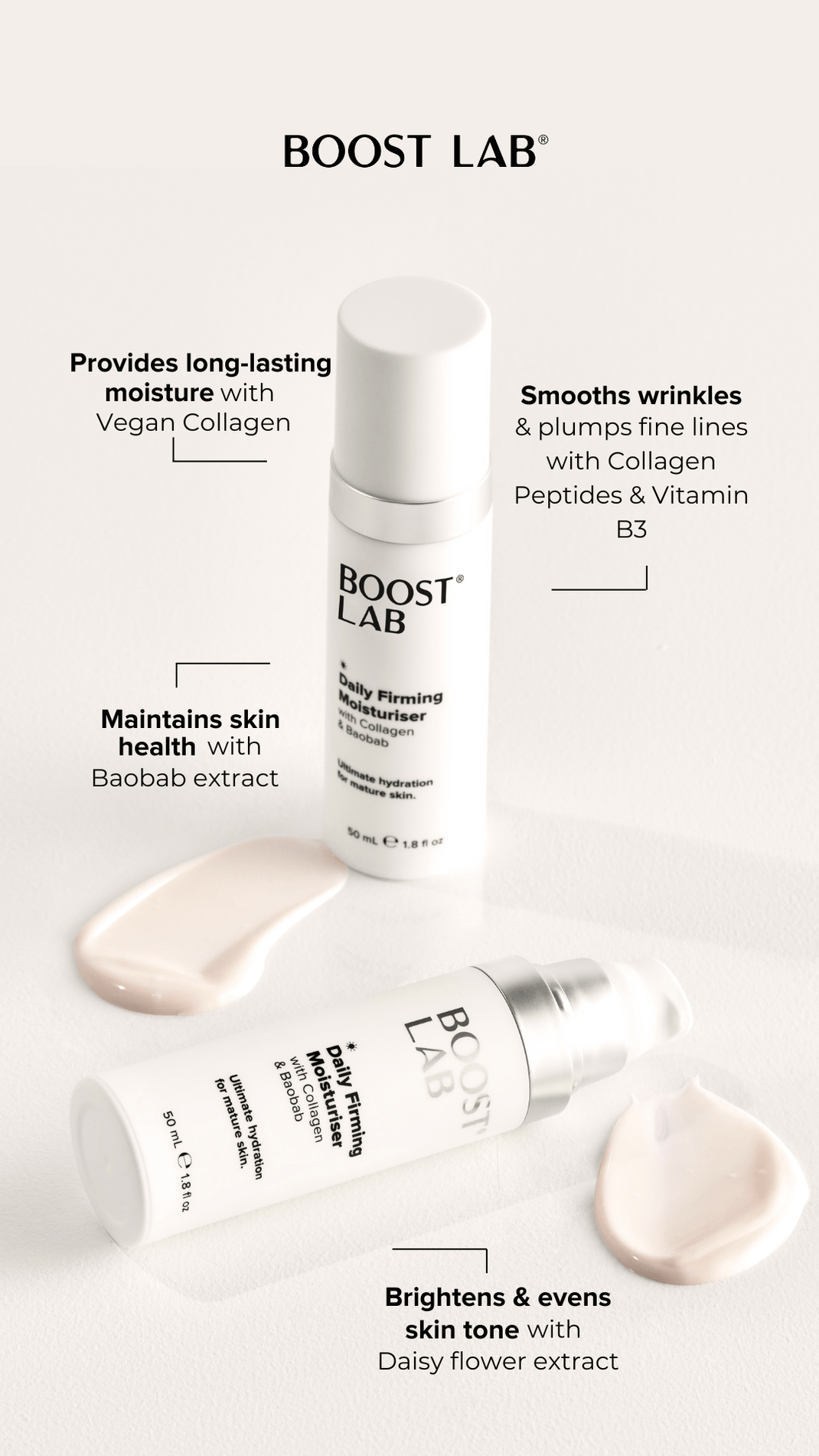 Daily Firming Moisturiser | BOOST LAB