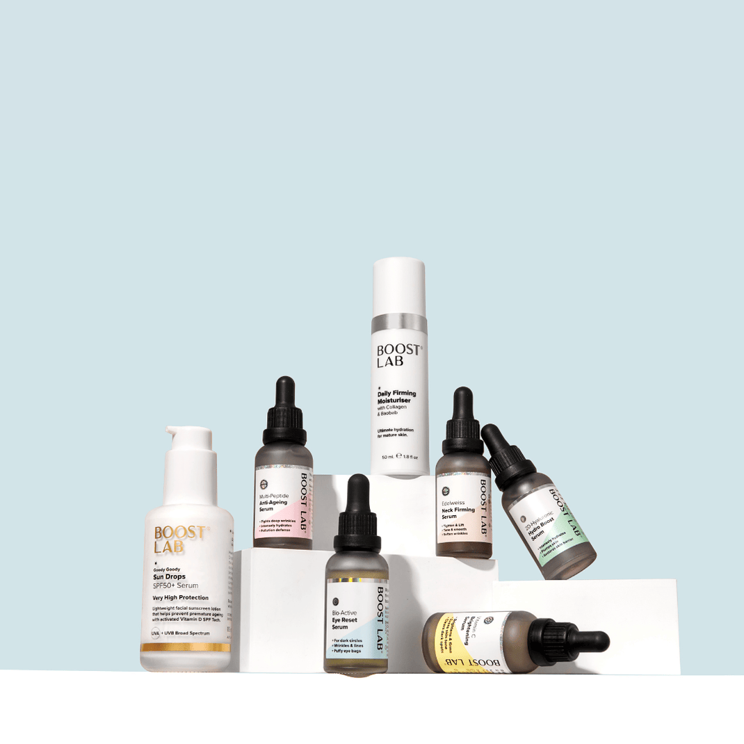 Neck Care | Neck Firming Serum & Décolletage Cream | Boost Lab