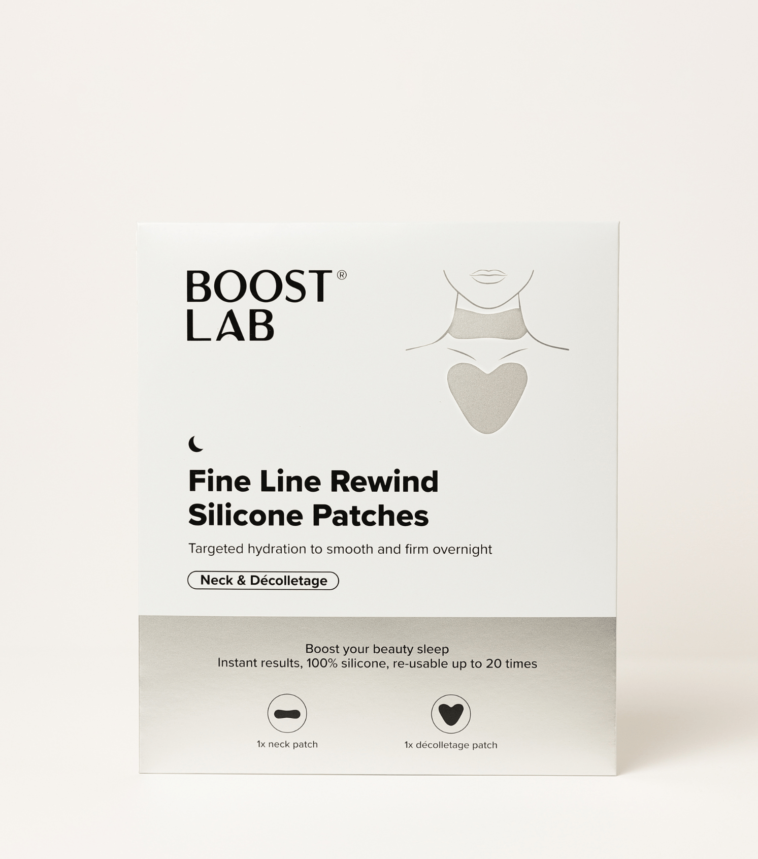 BOOST LAB Neck + Déc Silicone Patches