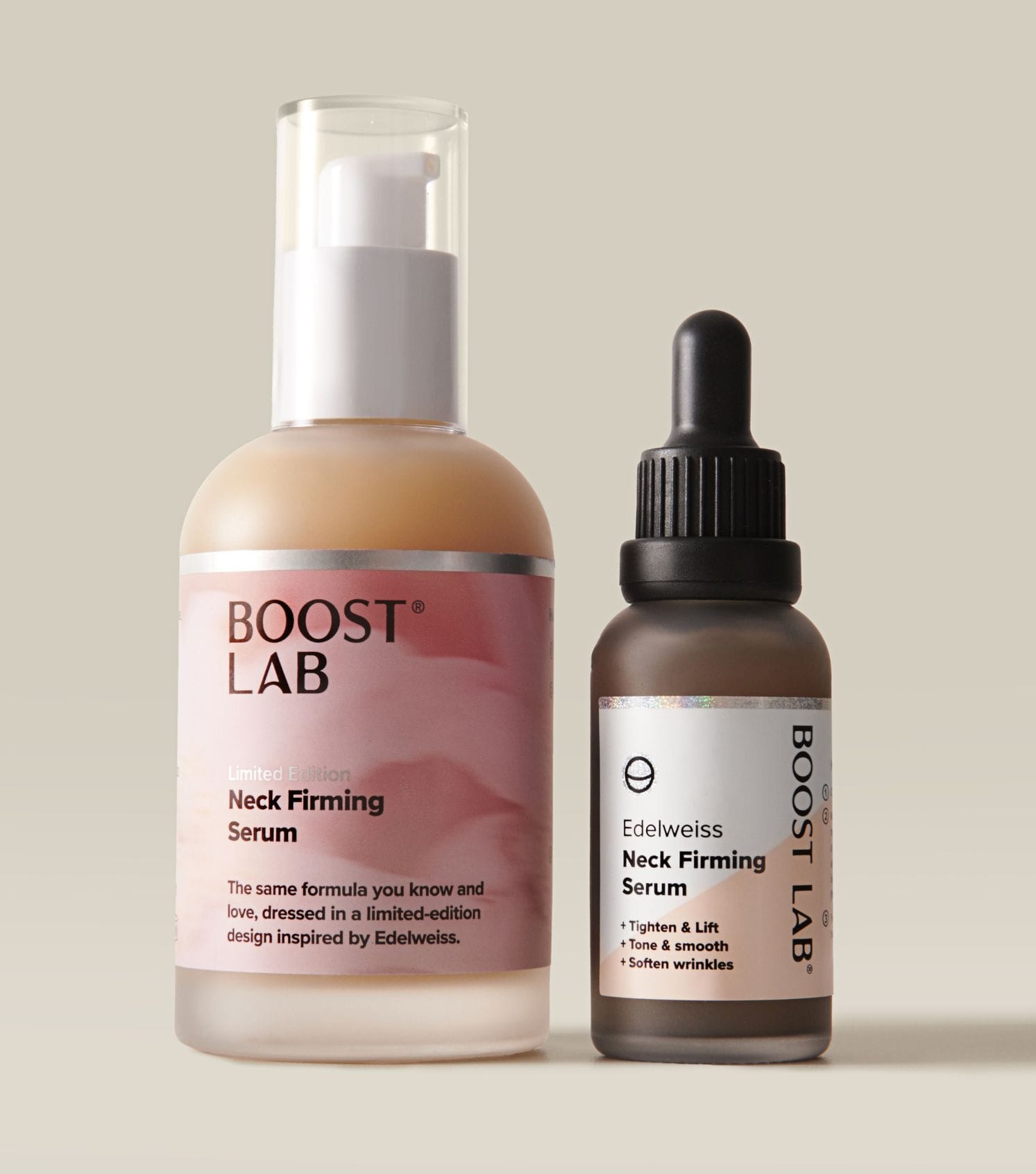 Jumbo Neck Firming Serum | BOOST LAB Quality Ingredients - Real Results 30-day money back guarantee
